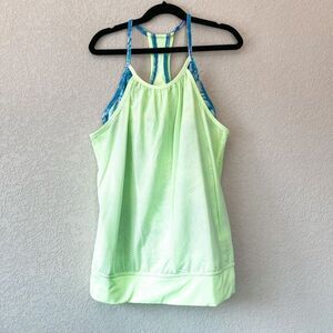 Ivivva by Lululemon Girls Double Dutch Racerback Tank Size 12